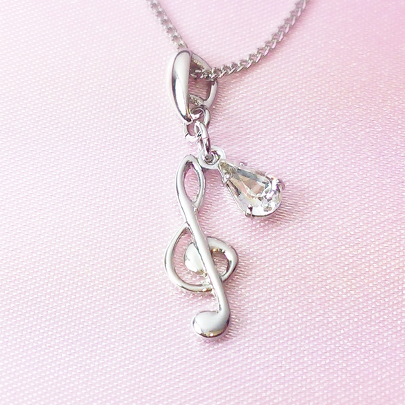 G clef pendant☆silver 2枚目の画像