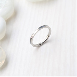 レインボーブラックシェルリング   肌に安心 アレルギーフリーなサージカルステンレス 刻印 名入れ ご褒美 4枚目の画像