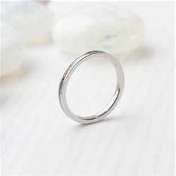 レインボーブラックシェルリング   肌に安心 アレルギーフリーなサージカルステンレス 刻印 名入れ ご褒美 5枚目の画像