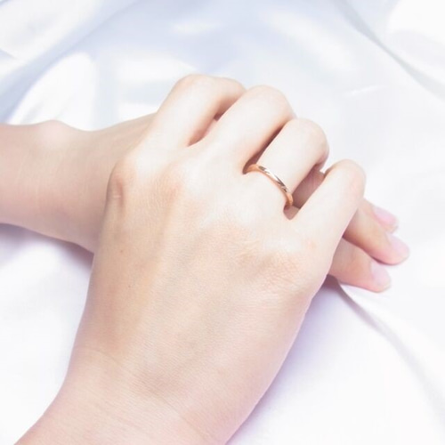 繊細・華奢ペアリング 結婚指輪 金属アレルギー サージカル