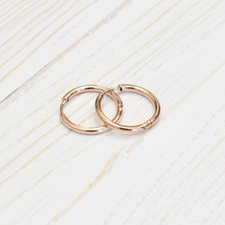 【ピアス500円セール】大人気ワンタッチフープピアス20㎜ 金属アレルギーの方に＊安心・安全 サージカルステンレス 7枚目の画像