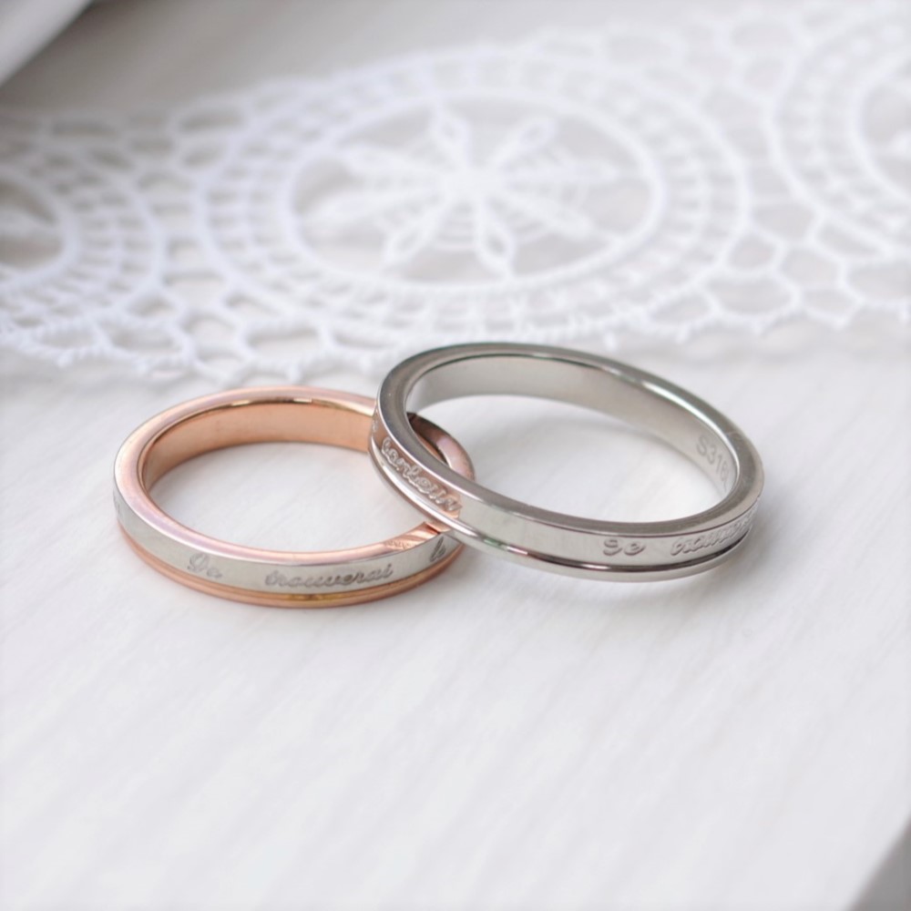 ペア2本セット】イニシャル・星座マークや記念日刻印ができる ペア