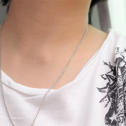金属アレルギー対応 サージカルステンレスネックレスチェーン 2ｍｍ ブレスレットにも【長さオーダー可】 3枚目の画像