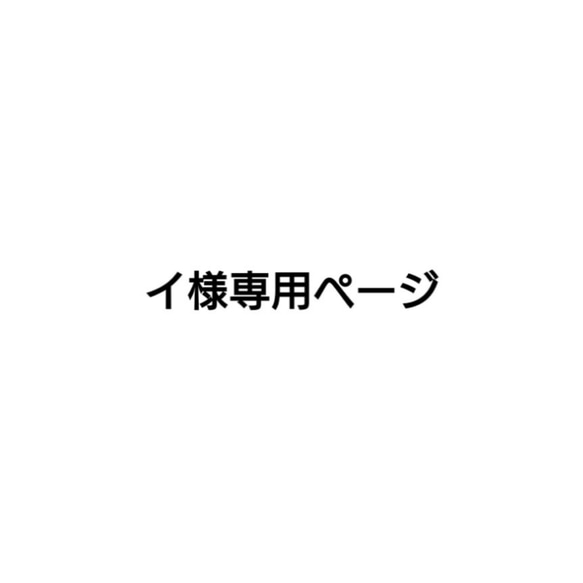 イ様専用ページ 1枚目の画像