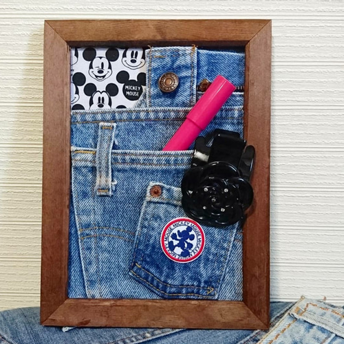 デニムリメイク インテリア フォトフレーム・写真立て denim👖💙 通販