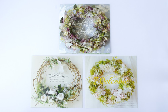 [sample] 送料無料！席次表付きプロフィールブック “fleur” for wedding 4枚目の画像