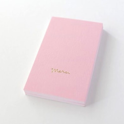 SALE! Merci card〝rose petal〟箔押し10枚 2枚目の画像