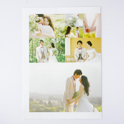 ［sample]送料無料！フリーペーパー風プロフィールブック “WEDDING TIMES”ブライダル新聞 3枚目の画像