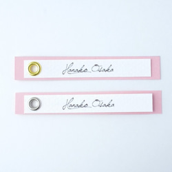 席札 “pink gray” name plate for wedding 5枚 ピンクグレー 2枚目の画像