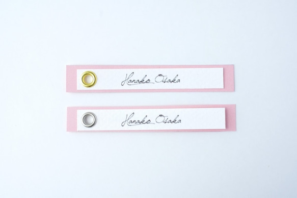 席札 “pink gray” name plate for wedding 5枚 ピンクグレー 2枚目の画像