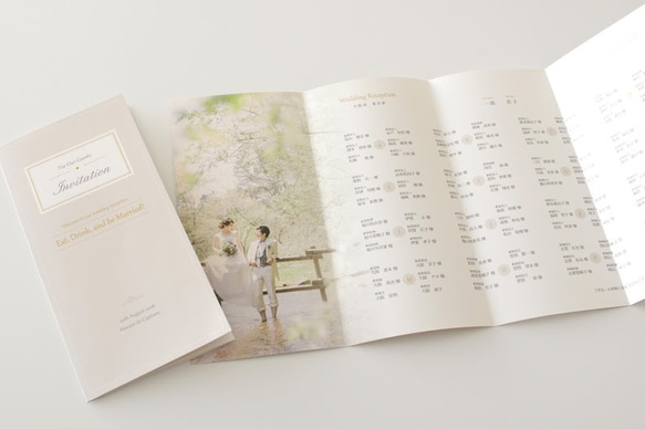 [sample]送料無料！ Wedding Profilebook & 席次表 “colors” 1枚目の画像