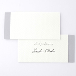 席札“ purple gray ” name card for wedding 5枚 パープルグレー 2枚目の画像