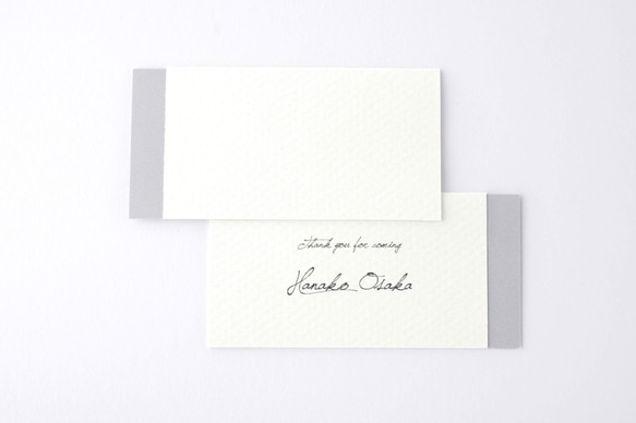 席札“ purple gray ” name card for wedding 5枚 パープルグレー 2枚目の画像