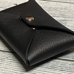 ✉L.A.Nが作ったCCB leather case ✉【牛革　ブラック系】 8枚目の画像