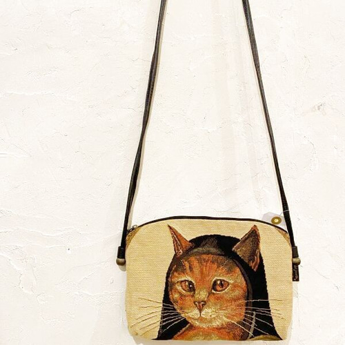 ヘルツ 猫目のポシェット 玉縫い 限定セルリアンブルー セルリアン