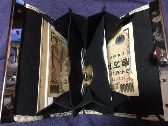 コンパクト財布(スモールスザンナ)パープル 5枚目の画像