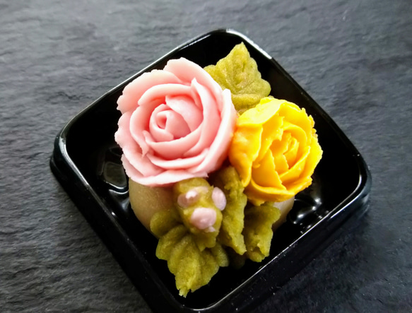 ネオ和菓子』薔薇の練り切りアート！プレゼンに。小麦卵・乳製品・白