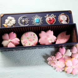 アイシングクッキー桜缶→完売致しました 1_034ebd623b25766e1b1a1297702a