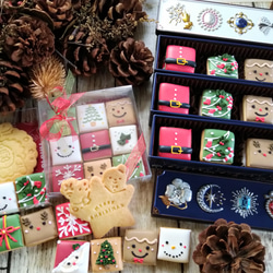 Creema限定クリスマス2025』スクエアアイシングクッキー。選べる