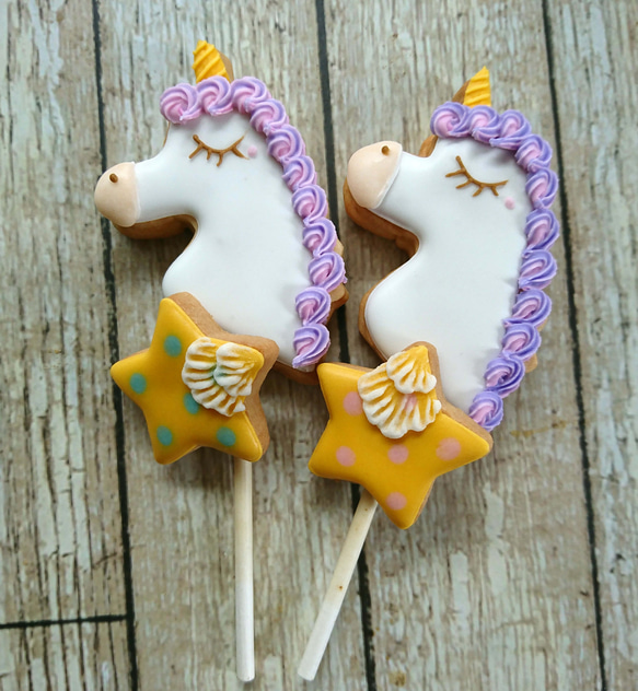 白砂糖不使用 身体に優しいアイシングクッキー 「ユニコーンの  