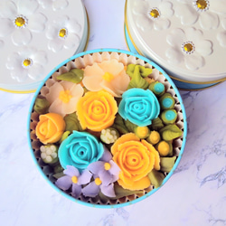 『Creema限定』ネオ和菓子!花グルメ　あんフラワーケーキ！餡子で出来たお花のケーキ。フラワーケーキ　プレゼントに 4枚目の画像