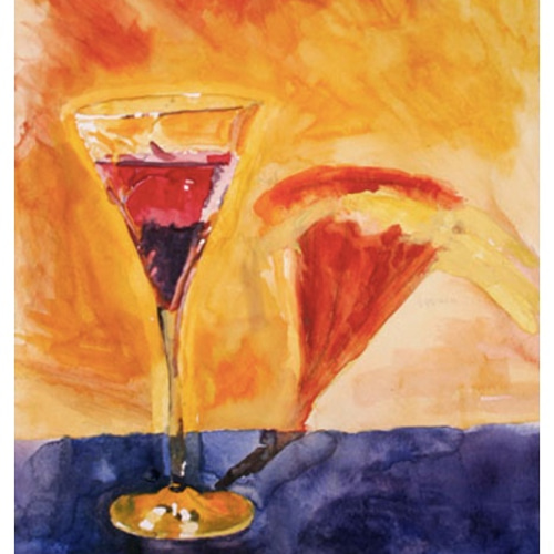 ワイングラス 絵画 artist tomo 通販 2788009｜Creema(クリーマ)