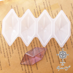 大きめ 六角 宝石 シリコンモールド 型 (1個) / モールド 型 シリコン