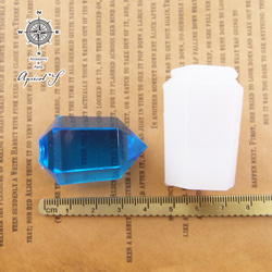 レジン用 宝石 水晶・大 シリコンモールド 型 (1個) / モールド シリコン クリスタル オルゴナイト 5枚目の画像