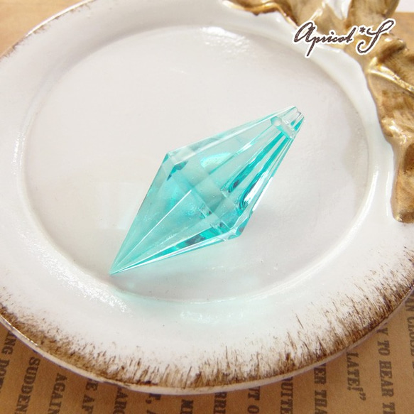 レジン用 ② 立体 菱形 ペンデュラム シリコン モールド 型 （1個） / モールド シリコン オルゴナイト 宝石 2枚目の画像