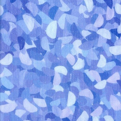 マスク用に♪カットクロス　RIEKA「あじさい」(blue)Wガーゼ 1枚目の画像