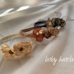 baby hairband White 1枚目の画像