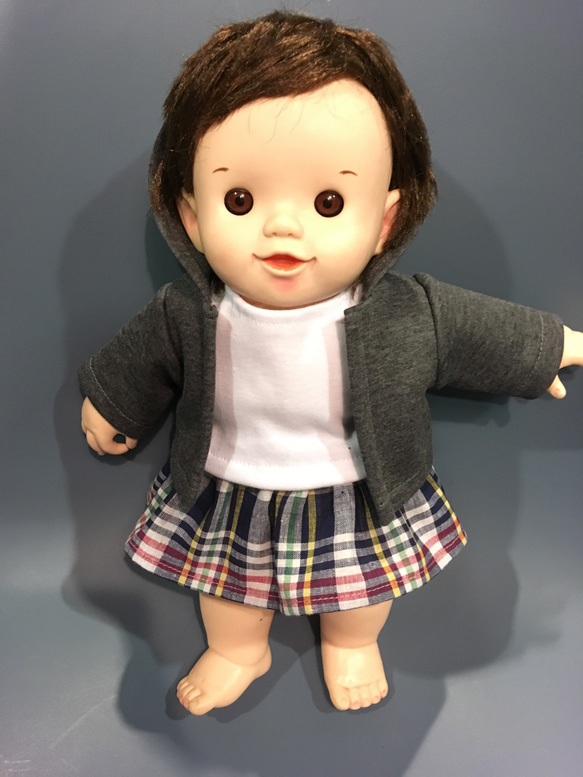 ぽぽちゃん服 パーカーセット② 1枚目の画像