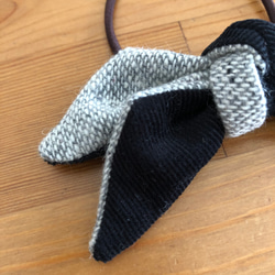 slip knot ribbon 《tweed×corduroy》 4枚目の画像