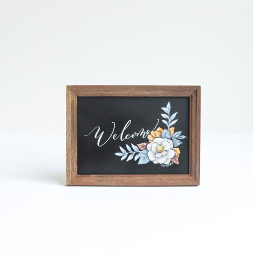 季節のお花が彩る ウェルカムボード「秋」 絵画 Atelier CHIHIRO 通販