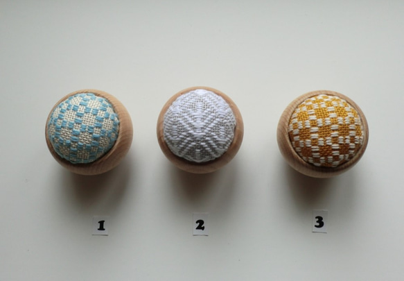 【再販】ウッドボウルのピンクッション（こぎん・シリーズ6）再販 3枚目の画像