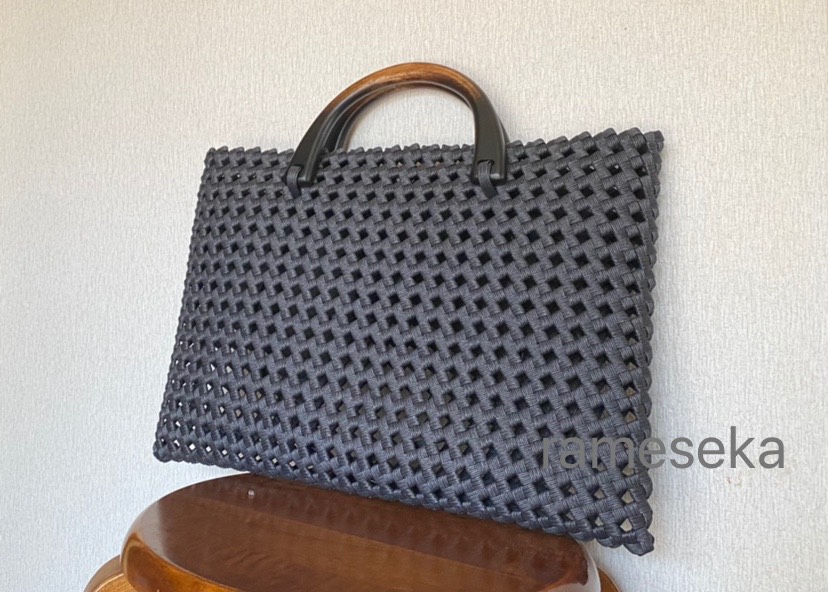 ぺたんこかごバッグ　お色選べます！ 7,800円