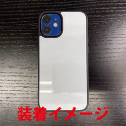 送料無料 iPhone13シリーズ対応 背面強化ガラスケース ネコテイクアウト3 3枚目の画像