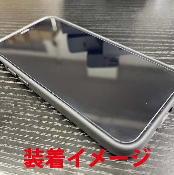 送料無料 iPhone13シリーズ対応 背面強化ガラスケース ネコテイクアウト3 5枚目の画像