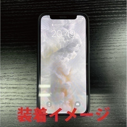 送料無料 iPhone13シリーズ対応 背面強化ガラスケース ガイコツ1 2枚目の画像
