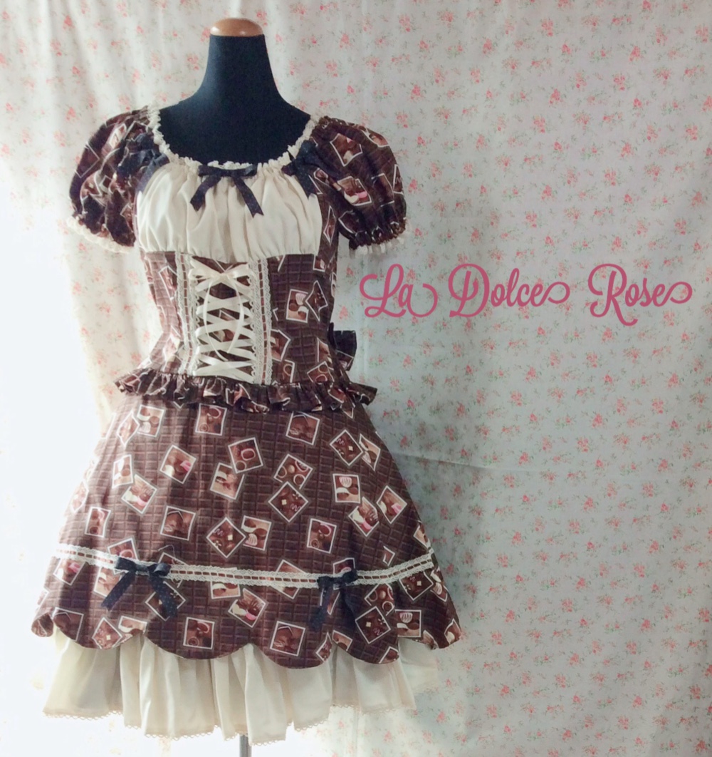 ☆SALE☆スウィートミルクチョコワンピース M