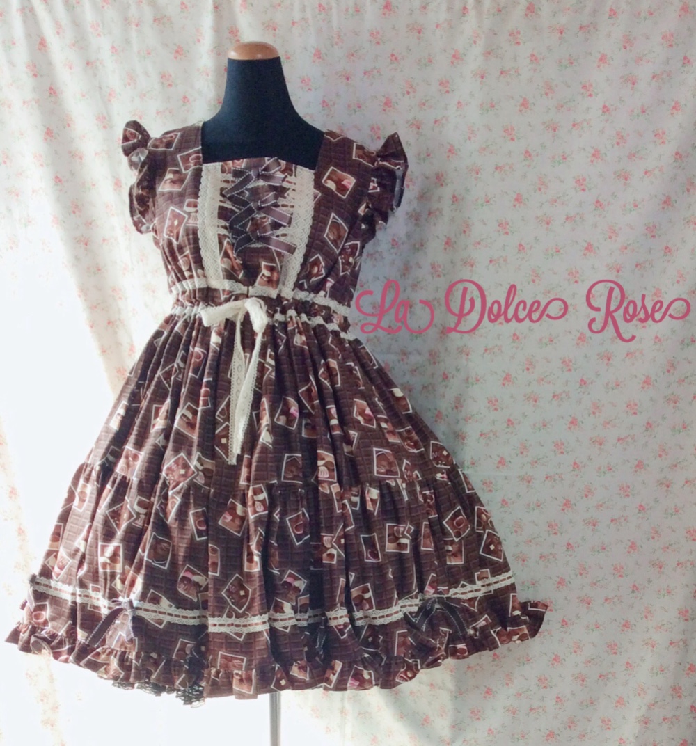 ☆SALE☆スウィートミルクチョコノースリーブワンピース M