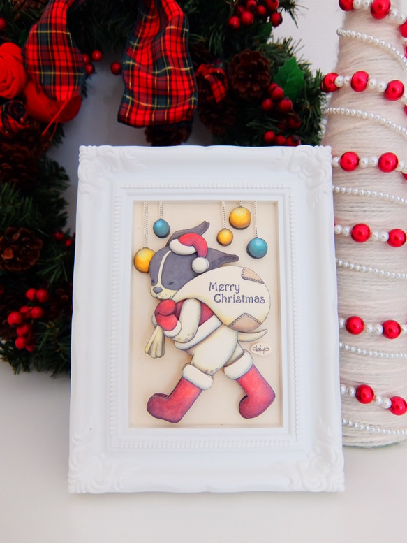 シャドーボックス 『クリスマス サンタ』