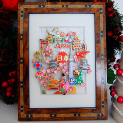 クリスマスギフトNo36Japan シャドーボックス 立体・オブジェ