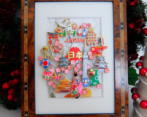 クリスマスギフトNo36Japan シャドーボックス 立体・オブジェ