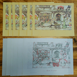 アントンペック トイショップ シャドーボックス用プリント６枚＋カット指示書付き 3枚目の画像