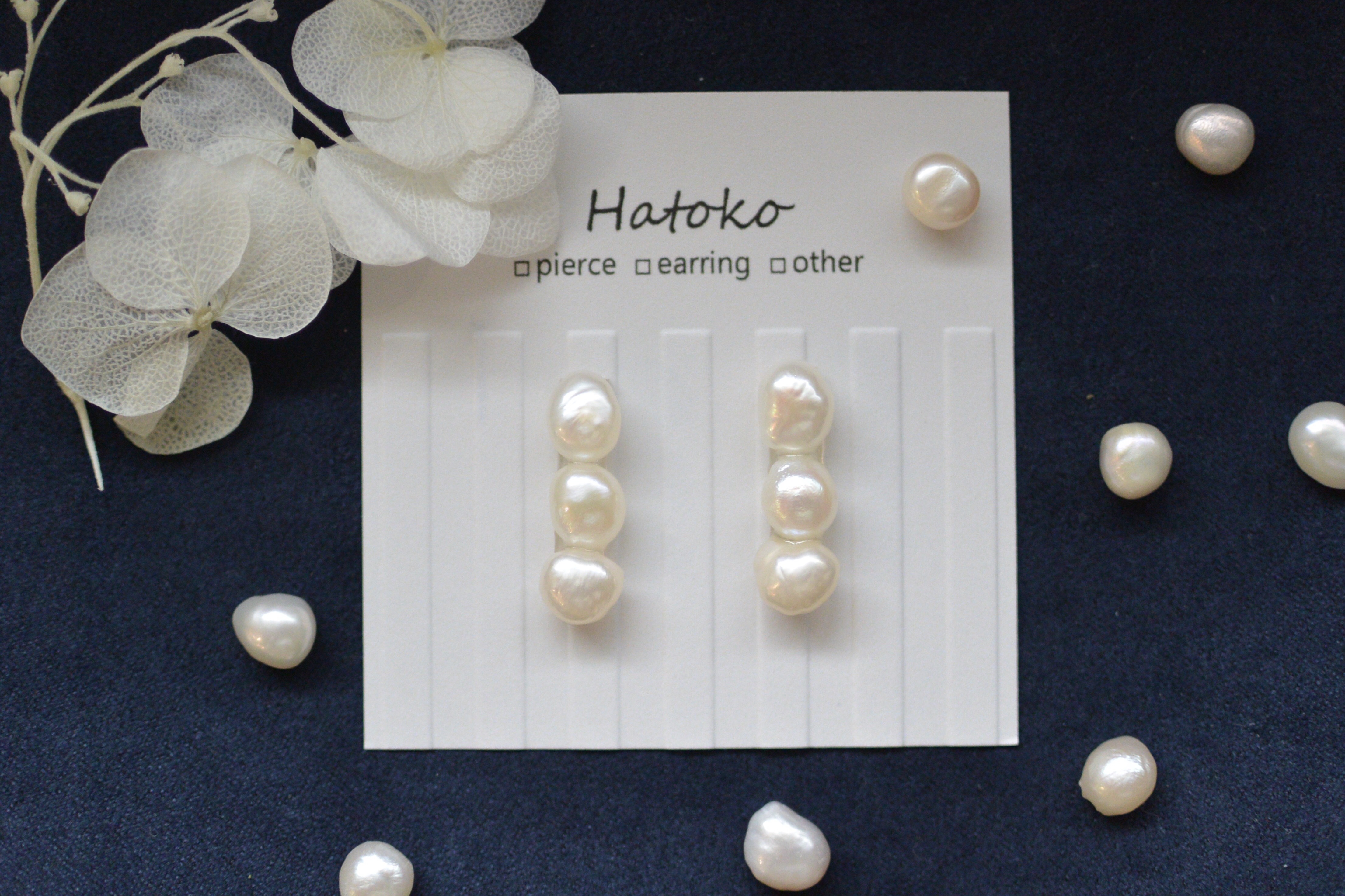 kaho⑅プロフ必読さま専用◎ 白虹色オイスターバロックパール イヤリング 13mm 白蝶バロックパール ピアス – Bon Magique