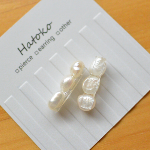 kaho⑅プロフ必読さま専用◎ 白虹色オイスターバロックパール イヤリング 13mm 白蝶バロックパール ピアス – Bon Magique
