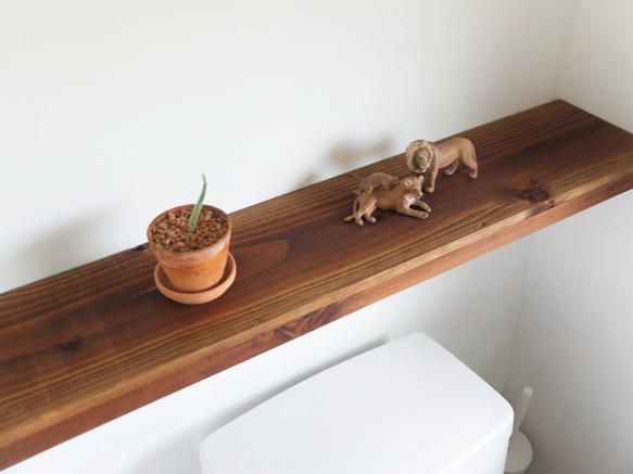 つっぱり棒の棚　（70~90cmオーダーメイド）送料無料！ 2枚目の画像