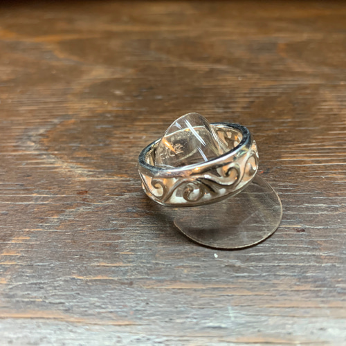 唐草模様透し彫りシルバーリング23号 指輪・リング Roy's plus 通販