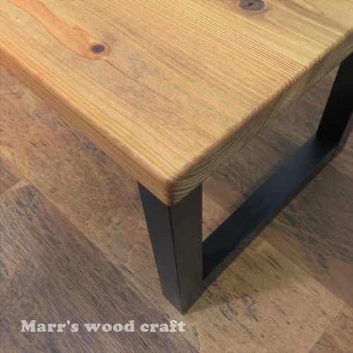 国産杉の無垢材を使ったローテーブル 45x90cm オイル仕上げ